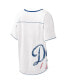 Фото #4 товара Women's White Los Angeles Dodgers Perfect Game V-Neck T-shirt