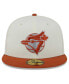 Фото #3 товара Men's Cream, Orange Toronto Blue Jays 59FIFTY Fitted Hat