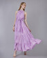 ფოტო #10 პროდუქტის Women's Plisse Halter Tiered Maxi Dress