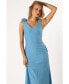 ფოტო #2 პროდუქტის Women's Michael Ruched Strap Maxi Dress