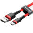 USB A to USB C Cable Baseus Cafule Red 24 2 m