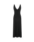 ფოტო #4 პროდუქტის Women's V-Neck Midi Dress