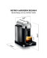 Vertuo Coffee and Espresso Machine by Breville, Chrome with Aeroccino Milk Frother