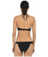 Womens Proenza Schouler Solids Grommet Bikini Set Swimwear Black 127405 sz L