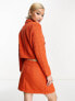 Фото #4 товара Only tweed button up jacket co-ord in orange