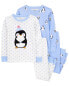 Фото #17 товара Baby 4-Piece Penguin 100% Snug Fit Cotton Pajamas 6M