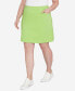Plus Size Feeling the Lime Solid Skort