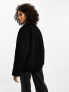 & Other Stories wool blend longline bomber jacket