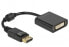 Фото #1 товара Delock 61008 - 0.15 m - DisplayPort - DVI-D - Male - Female - Straight