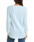 Фото #2 товара Forte Cashmere Reversible High-Low V-Neck Cashmere-Blend Sweater Women's