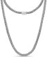 Foxtail Round 5mm Chain Necklace in Sterling Silver