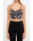 Фото #1 товара Women's Floral Cropped Tank