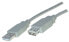 ShiverPeaks BS77122 - 1.8 m - USB A - USB A - USB 2.0 - Grey