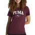 Фото #1 товара Puma Squad Graphic Crew Neck Short Sleeve T-Shirt Womens Red Casual Tops 6780212