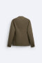 Фото #12 товара Костюмный пиджак из высокотехнологичной ткани ZARA