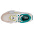 Фото #4 товара Puma Hedra Oq Lace Up Womens Blue, Off White, Pink, White, Yellow Sneakers Casu