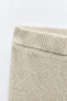 Plain knit midi pencil skirt