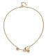 Original Damu Crystal Blossoms 12289G gold-plated women´s necklace