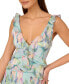 Women's Floral-Print Ruffled Maxi Dress