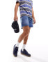 Фото #1 товара Tommy Jeans denim beach shorts in dark wash