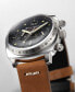 ფოტო #2 პროდუქტის Men's Hull Chrono Brown Genuine Leather Strap Watch 42mm