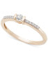 ფოტო #1 პროდუქტის Certified Diamond Stack Ring (1/6 ct. t.w.) in 14k Gold, Created for Macy's