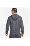 Фото #2 товара Yoga Dri Fit Hoodie Fz Restore Gri Erkek Sweatshirt DQ4876-011