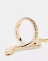 Фото #3 товара ASOS DESIGN ring with snake design in gold tone