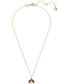 Фото #2 товара Swarovski gold-Tone Multicolor Crystal Ladybug Pendant Necklace, 15" + 2-3/4" extender