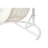 Фото #5 товара Подвесное садовое кресло DKD Home Decor Белый Металл Алюминий синтетический ротанг 94 x 100 x 196 cm