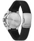 Фото #3 товара Eco-Drive Men's Black Polyurethane Strap Watch 46mm