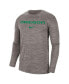 Men's Heather Gray Oregon Ducks Team Velocity Performance Long Sleeve T-shirt