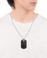 Фото #2 товара Stylish necklace with leather dog tag Magnum 15108C01010
