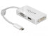 Фото #2 товара USB-кабель Delock 63924 Type-C, белый, 3840 x 2160 пикселей, 60 Гц, 0.13 м, Windows 10/7/8.1