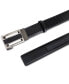 Men's Faux Leather Inlay Track Belt