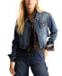 Фото #1 товара Куртка джинсовая женская укороченная с карманами Frye
