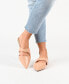 ფოტო #9 პროდუქტის Women's Enniss Twist Pointed Toe Flats