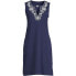 ფოტო #4 პროდუქტის Women's Long Cotton Jersey Sleeveless Swim Cover-up Dress Print