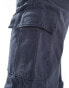 Jack & Jones loose fit cargo trouser in blue grey Синий, W29 L30 - фото #2