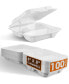 Фото #1 товара 8" x 8" Clamshell Container with Lid, 100 Pack