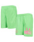ფოტო #1 პროდუქტის Big Boys Green Miami Hurricanes Super Fresh Neon Daze Shorts