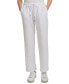 Petite Crepe Gauze Straight-Leg Pants