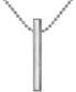 Фото #1 товара Alex Woo polished Vertical Bar 16" Pendant Necklace in Sterling Silver
