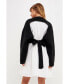 ფოტო #3 პროდუქტის Women's Sweater with Poplin Mini Dress