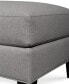 Фото #7 товара CLOSEOUT! Braylei Fabric Ottoman, Created for Macy's