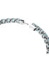 Crystal Round Cut Matrix Tennis Bracelet