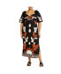 Фото #1 товара Plus Size Nala Print Maxi Dress