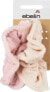 Scrunchies aus Frottee und Mikrofaser rosa, 2 St