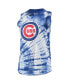Women's Royal Chicago Cubs Money Ball Tie-Dye Tank Top