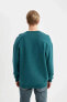 C2207AX/GN146 Defacto Erkek Sweat GREEN